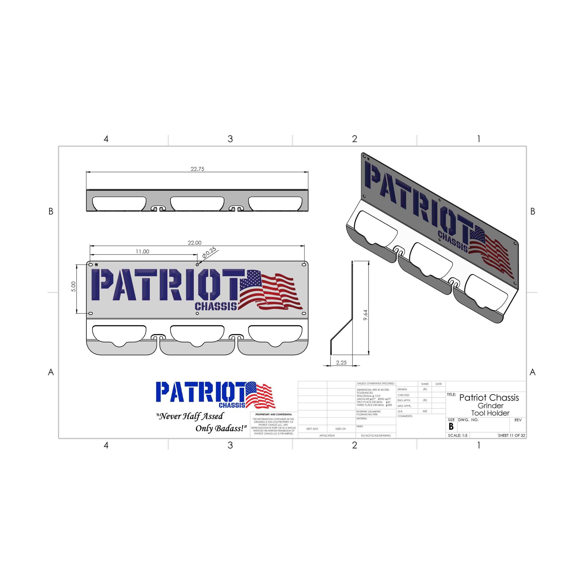 Grinder Hanger (Holder #11) view 2