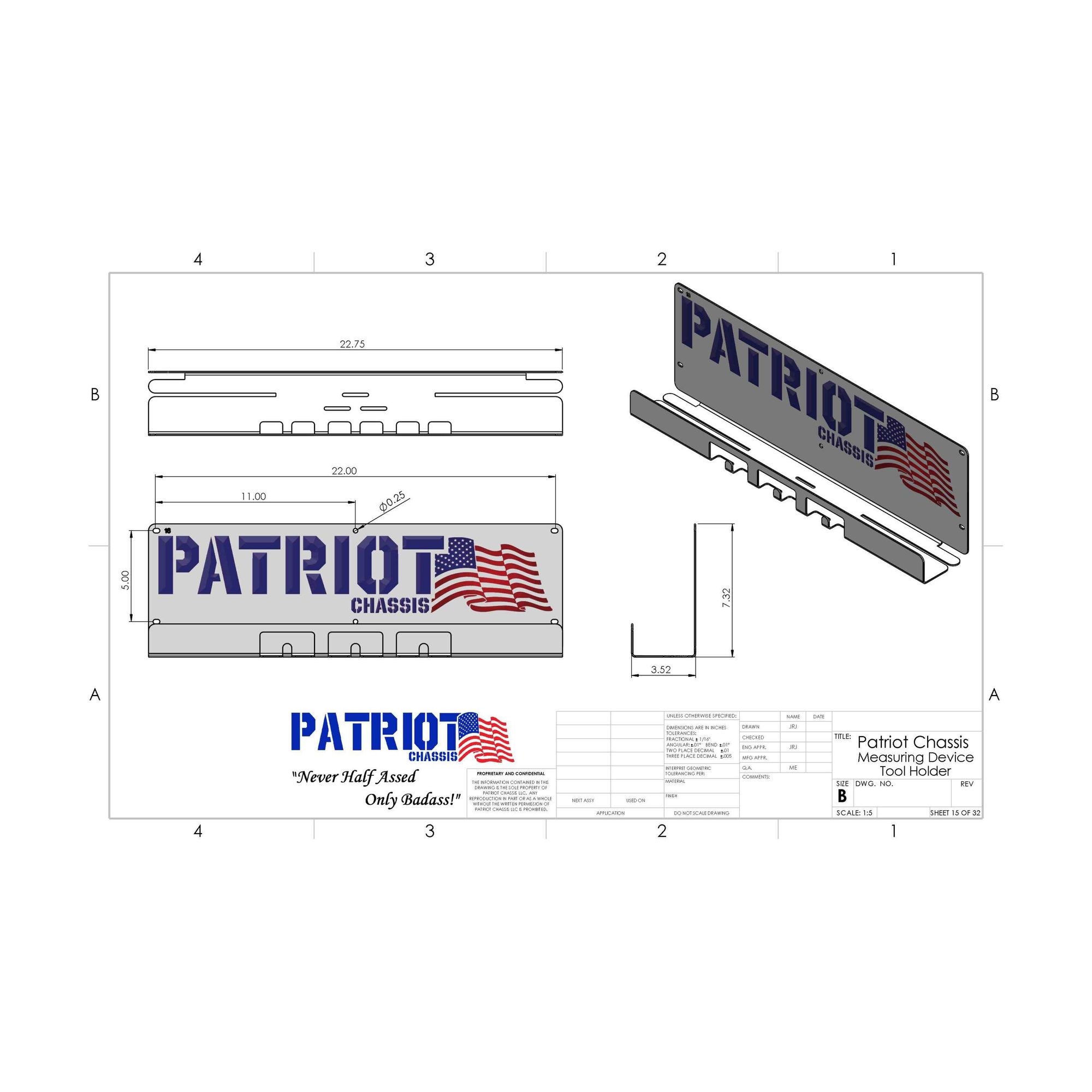 Measuring Device Tool Hanger (Holder #16) view 2