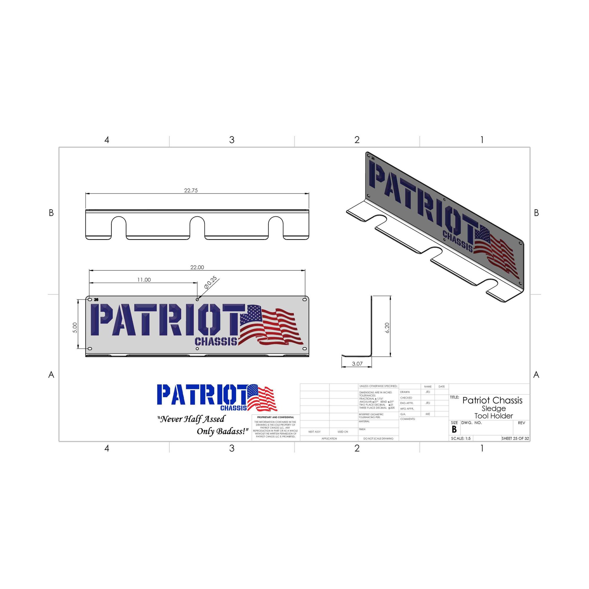 Sledge Tool Hanger (Holder #26) view 2