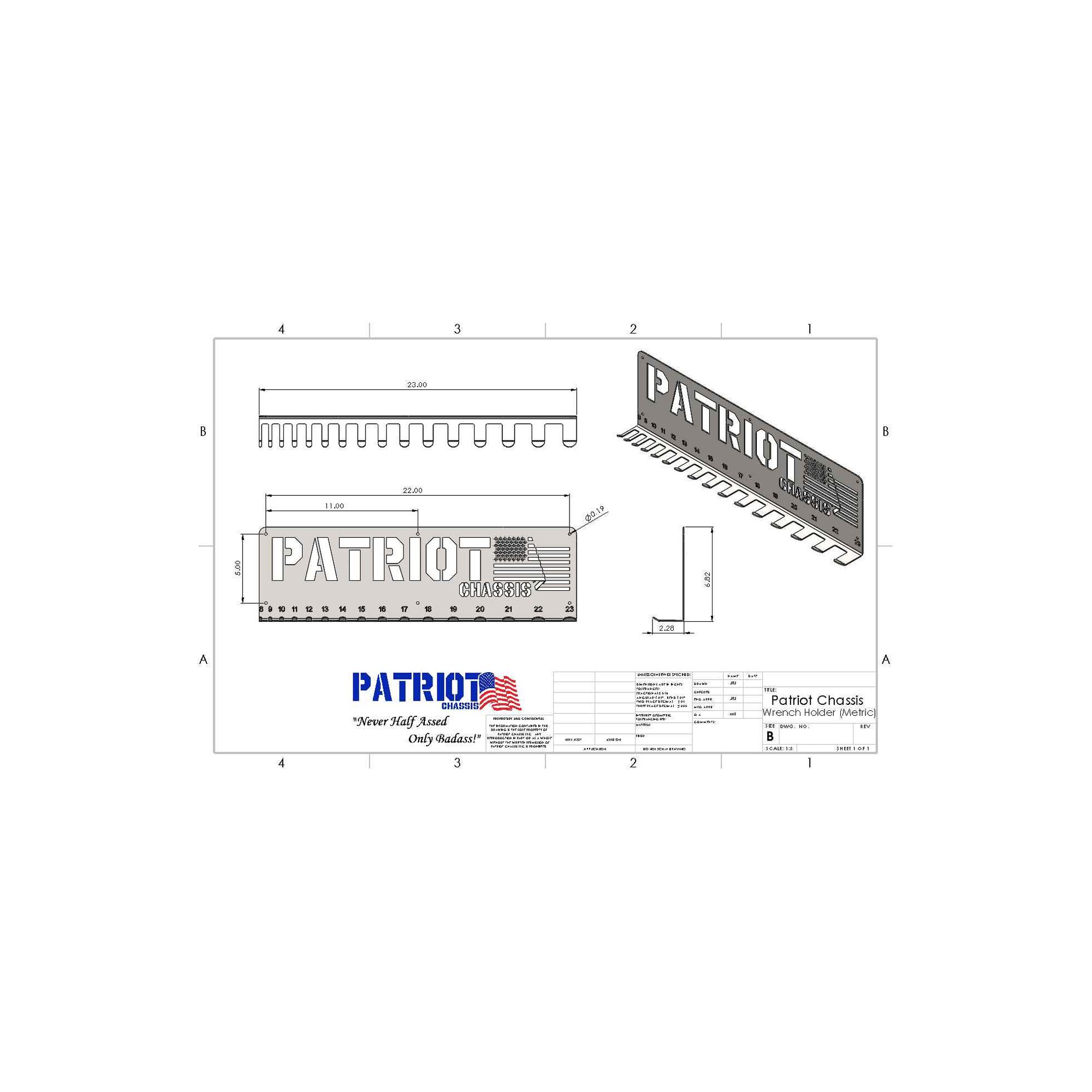 Wrench Hanger (Metric) view 2