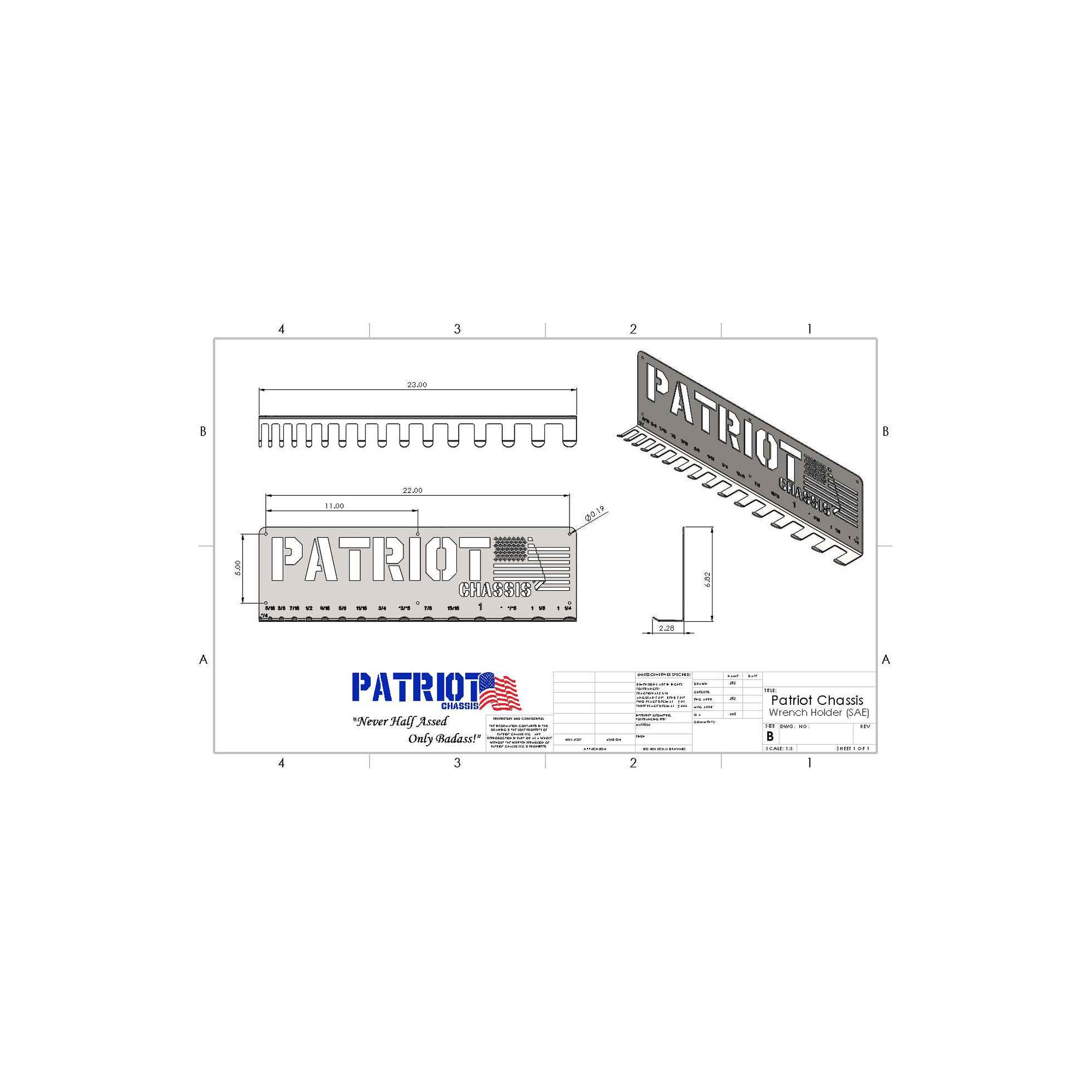 Wrench Hanger (SAE) view 2