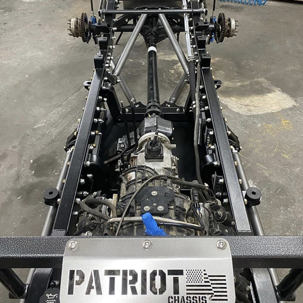 Patriot Chassis, custom 4x4 truck chassis, custom truck frames, custom chassis builders, custom truck chassis for sale, 4x4 rolling chassis