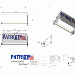 Paper towels, Paper towel holder, Trailer door paper towel holder, Paper towel rack, Paper towel trailer, shop towel holder, shop hangers