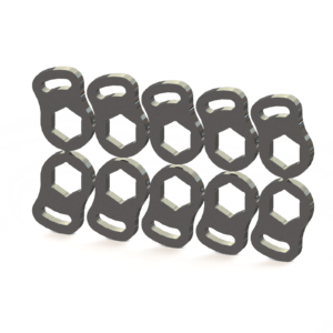 slotted hex washer, slotted hex weld washer, slotted hex capture washer, slotted capture washer, hex washer 10 pack