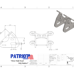 LT4 Motor mount drawing, lt4 engine mount drawing, lt4 engine mount, lt4 engine mount for oil catch can, lt4 engine mount for oil tube