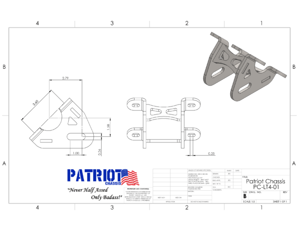LT4 Motor mount drawing, lt4 engine mount drawing, lt4 engine mount, lt4 engine mount for oil catch can, lt4 engine mount for oil tube